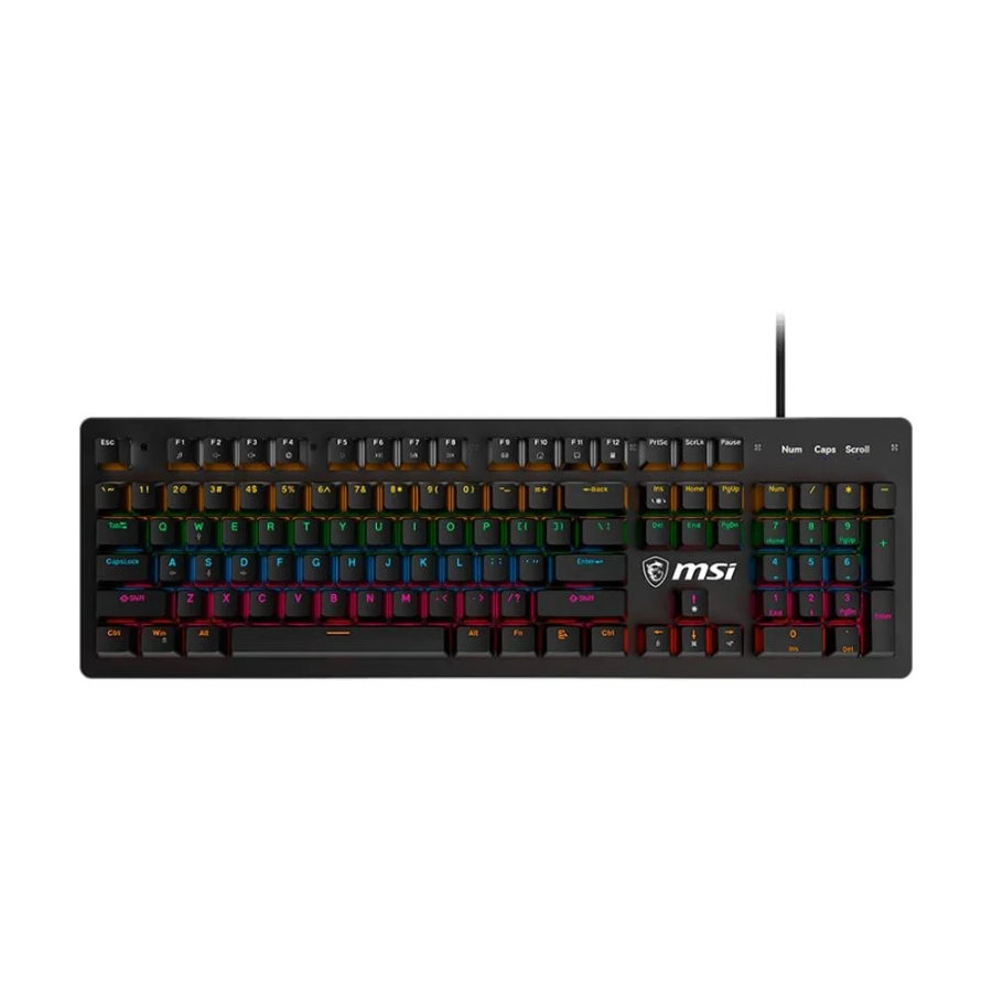  Teclado Mecanico MSI Forge GK300 Switch Blue Us - Ingles - S11-04US20P-HH9