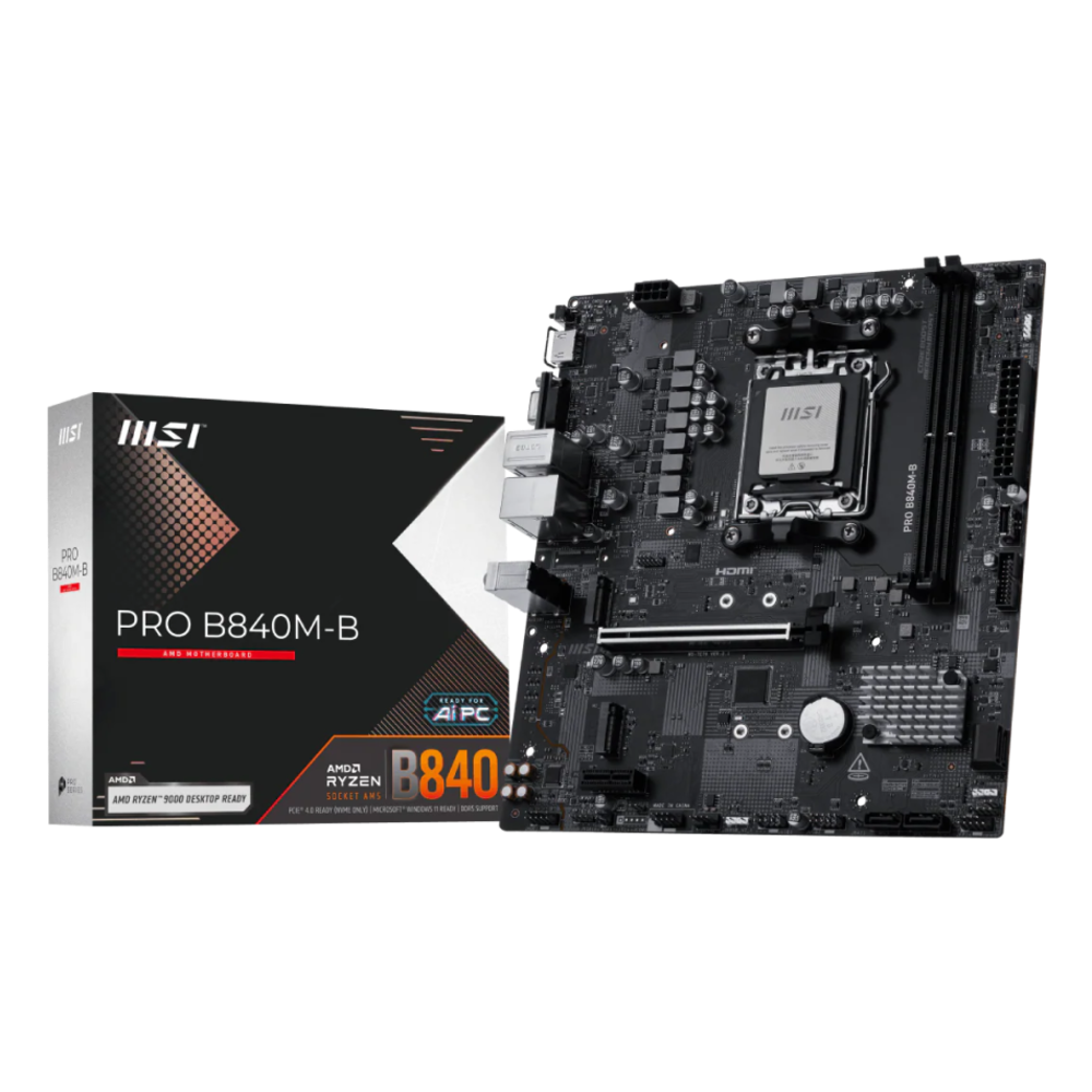 Tarjeta Madre MSI B840M-B - DDR5 - 911-7E76-002