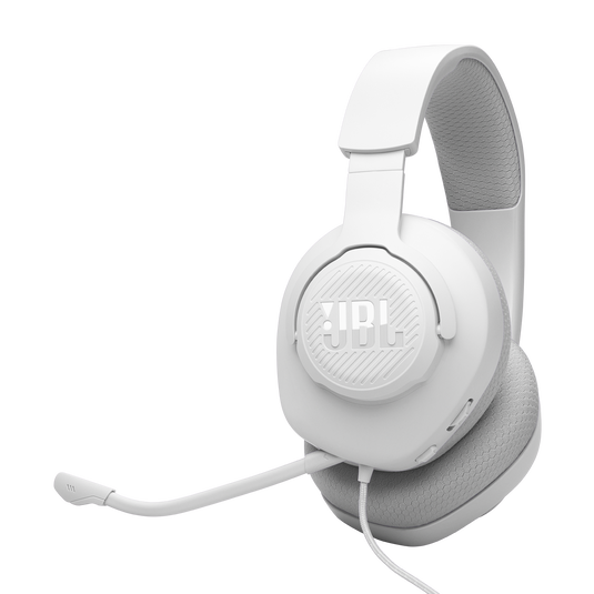 Headset, JBL Quantum 100 M2 Gaming White, JBLQTUM100M2WHTAM