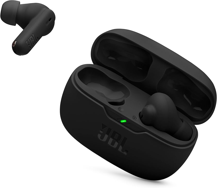 Audifono JBL Vibe Beam 2 Headphones, ANC, 4 Microfonos, Conexion Multipunto, Black, JBLVBEAM2BLKAM