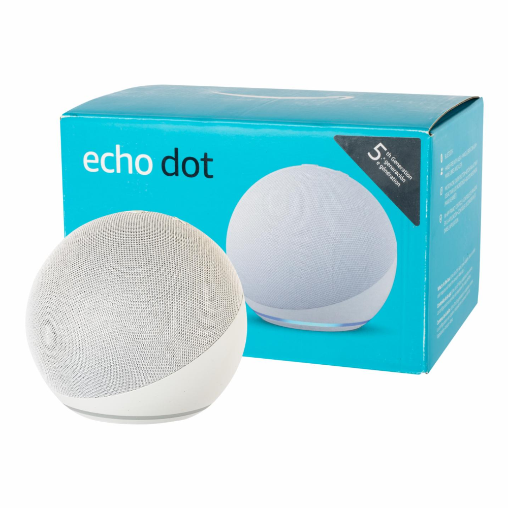 Amazon Echo Dot ALEXA (5th Gen) - Glacier White - B09B94RL1R BLANCA 