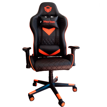 Silla Gamer, MEETION CHR14, Negro Naranja