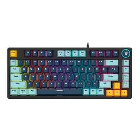 Teclado Mecánico FANTECH Mizu MK875V2 ATOM81 switch ROJO, Hot swap, 17 Efectos de iluminacion, 20 Million Clicks