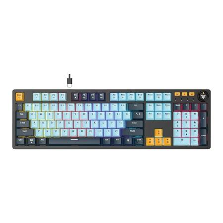 Teclado mecanico  FANTECH MK893S MIZU ATOM107S 100% SWITCH ROSIE