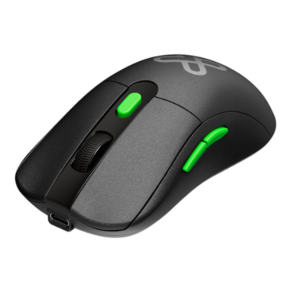 Mouse Ergonomico, KlipXtreme Ecolast, Bluetooth, Bateria Recargable y Receptor USB C/USB-A 2.4G, KMW-775