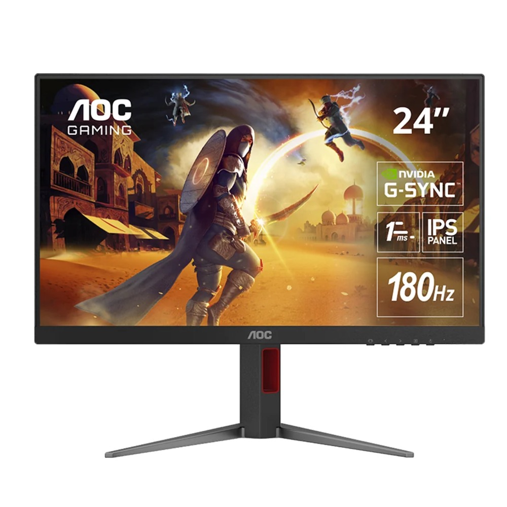 MONITOR LED AOC 24" 24G4 Fast IPS1920×1080 (FHD) 180Hz 1ms, G-Sync, HDR10