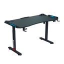 Escritorio Gamer Redragon Elevable GD-3300-S- Altura Ajustable 72 a 117cm  – 120×60cm, RGB - Eléctrico - Negro