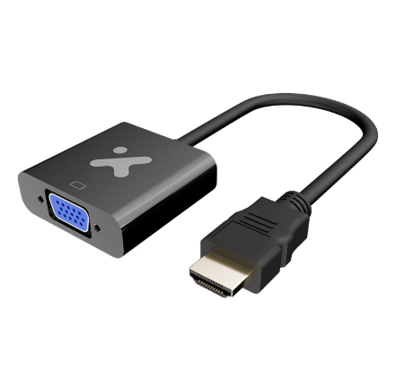 Adaptador de video HDMI macho a VGA hembra, XTC-384