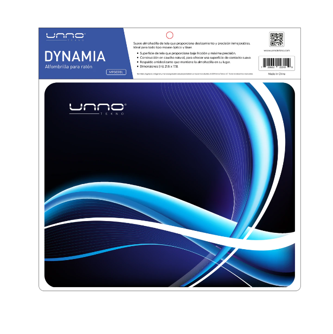  Mousepad UNNO TEKNO DYNAMIA - MP6031BL azul