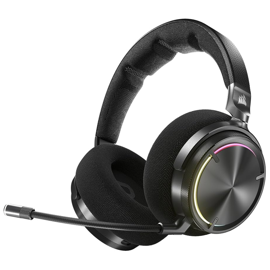  Headset Corsair Virtuoso Max Wireless - Dolby atmos, Cancelación activa del ruido, CA-9011372-WW