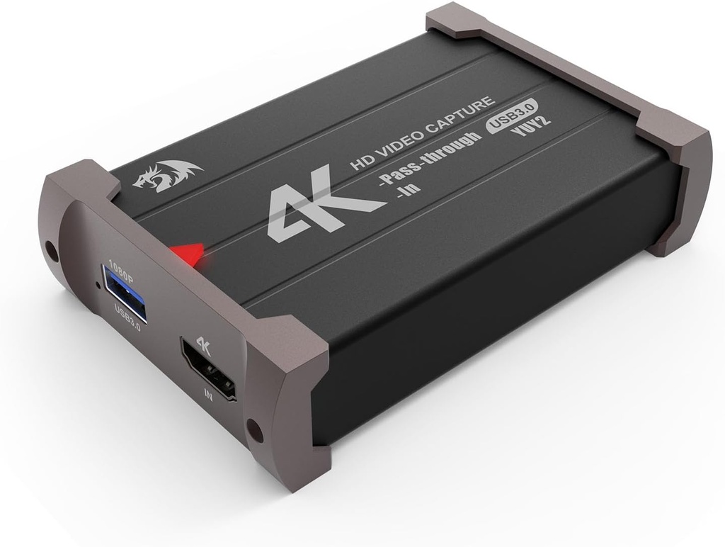Capturadora Redragon Flash - 4K HD Video Capture - VC-321