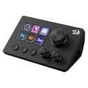 Stream Station Redragon Skyrider - SS551, 3 perillas con botón + 3 botones de navegación, 6 teclas programables