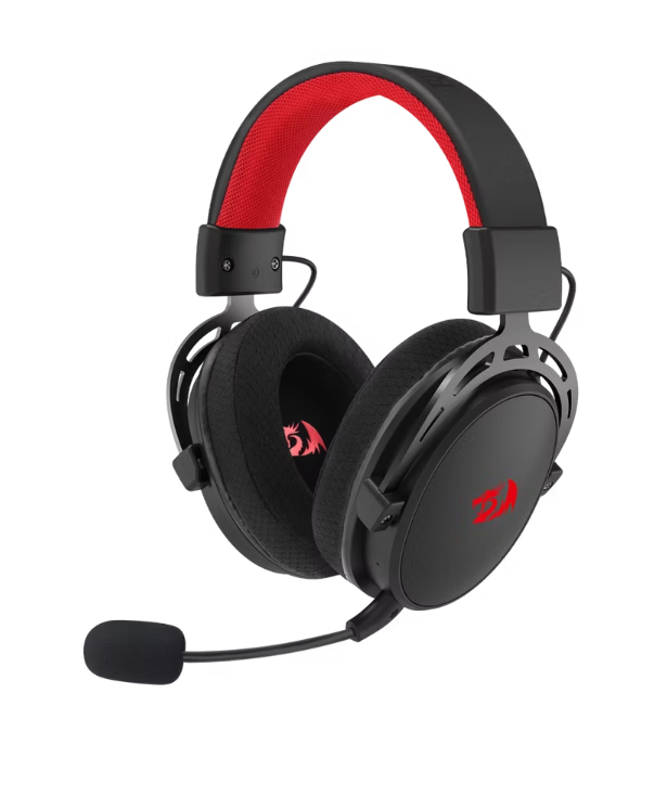 Headset Inalambrico Redragon Cragblade Pro -  PC, PS4/5, Switch, Xbox - H541-PRO, USB 2.4GHz (USB Type-C adapter included), Bluetooth, USB Type-A, 3.5mm, driver 50mm, 7.1