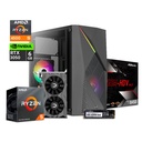 PC Gaming Raider - Ryzen 4500, RTX 3050, 256GB M.2 Nvme - 16GB Ram - Case  Aerocool Rider MINI- 600W