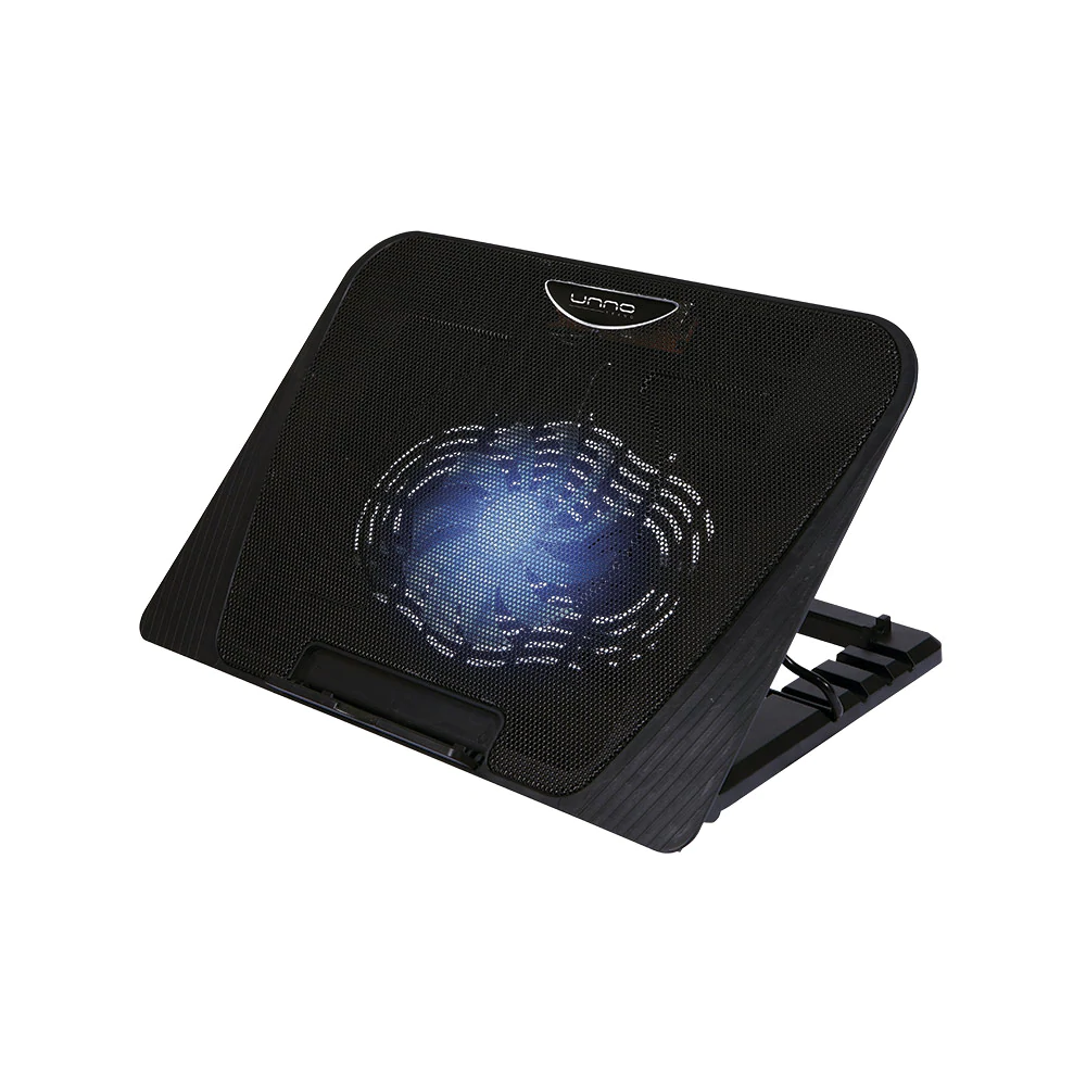 Base Enfriadora UNNO TEKNO para laptop - Led Azul - NC6130BK