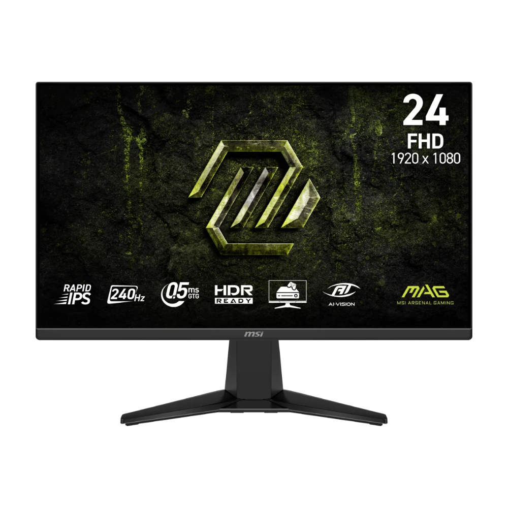 Monitor MSI MAG 245F X24 - 24" - IPS - FHD - 0.5MS - 240Hz - Negro - 9S6- 3BC81M-004