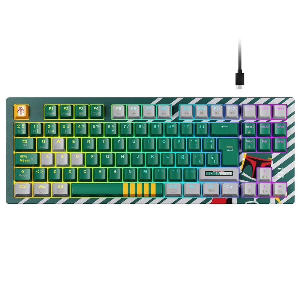 Teclado Mecánico Primus PKS-S082BF-GN 88 Boba Fett