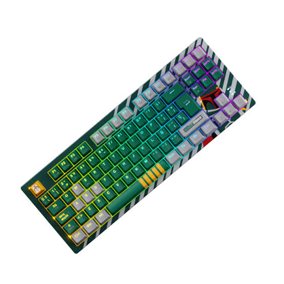 Teclado mecánico Primus PKS-S082BF-Gn 88 Keys Red switch Boba Fett