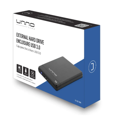 Enclosure UNNO TEKNO 2.5 USB 3.0 - EN3213BK
