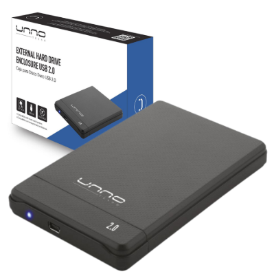 Enclosure UNNO TEKNO 2.5 USB 3.0 - EN3213BK