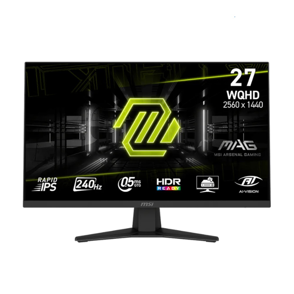 Monitor MSI 2K, MAG 274QF X24 27" IPS - QHD - 0.5MS - 2560x1440 - 240Hz - Negro - 9S6-3CE41H-057