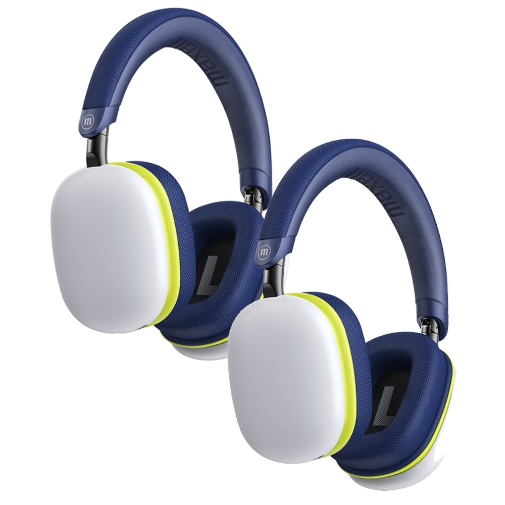 2X Tanto 🤑| Audifonos Maxell HP-BTMX2 MAXPODS Bluetooth + 3.5mm, Blanco / Azul, A015320
