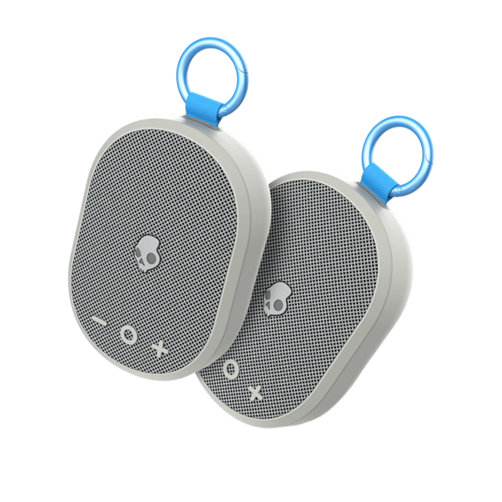 2X Tanto 🤑 | Bocinas Skullcandy KILO Gris Bluetooth 5.3 IPX7 Resistente al agua, 24hrs, USB-C - 2SKSK1845O0L2