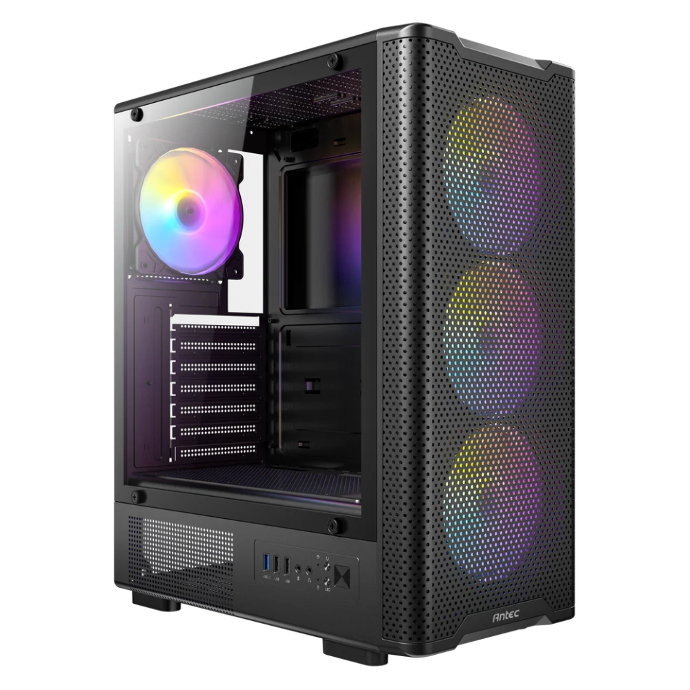  PC M-TEK Ryzen 5 5500 | RTX 5050 8GB | RAM 16GB | SSD 512GB | Fuente 650W | Case Antec ARGB | Windows 11 Pro