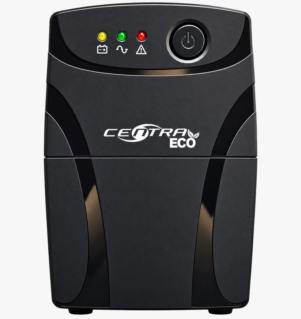 UPS centra ECO1200 LED, 1200VA/600W,  8 Salidas 4 Respaldo, 4 con regulacion de picos. - PBECO1200