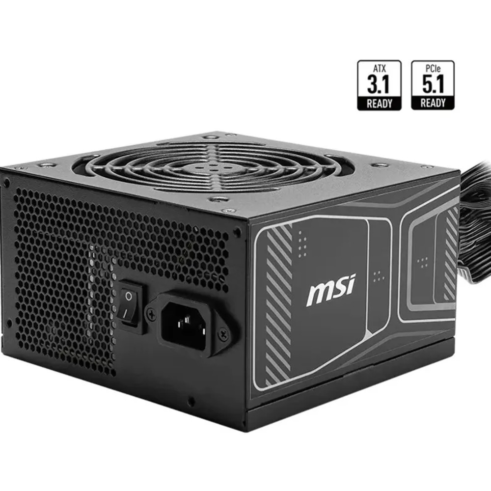 Fuente de poder MSI  MAG A750GN PCIE5 80 Plus GOLD, No Modular