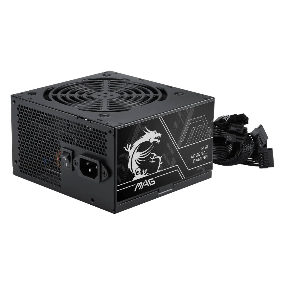 Fuente de poder MSI  MAG A700DN II 80 Plus White, protecciones OVP, OTP, SCP, OPP, UVP