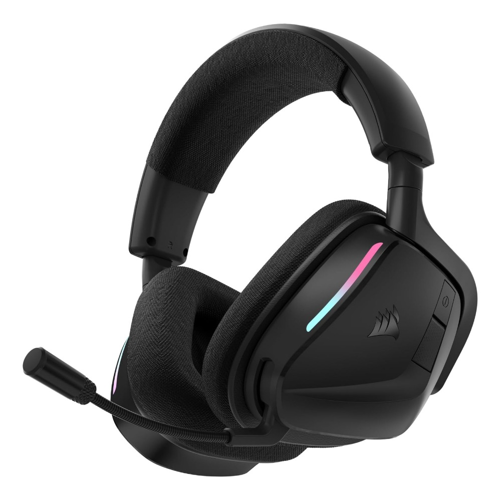  Headset Corsair VOID Wireless V2 - Negro - Dolby Atmos, batería de 70 horas, carga rapida,  PC, PS5, PS4, Switch, móvil, CA-9011379-WW,