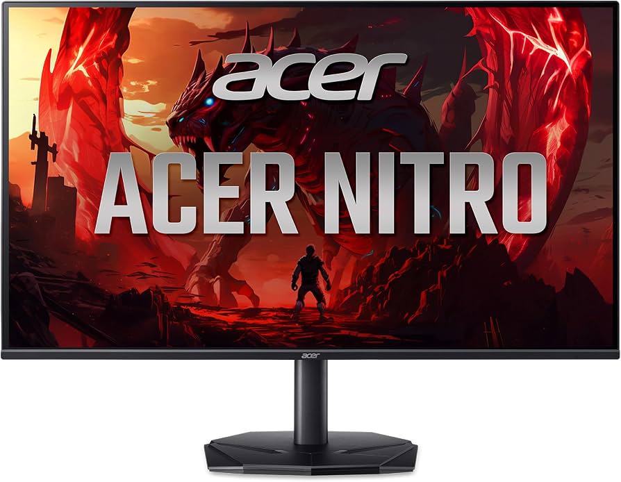 Monitor Acer NITRO KG240Y W3biip - 23.8" FHD - 240HZ - IPS - 0.5ms GTG - Negro - UM.QX0AA.305, AMD FreeSync Premium, sRGB 99%, 2xHDMI, DisplayPort, montaje VESA, filtro Bluelight