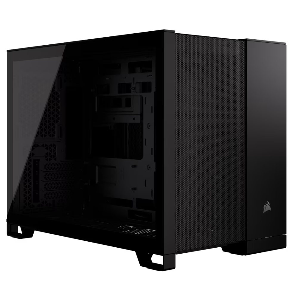 Case Corsair 2500D Airflow, Semi-Torre, Doble Cámara, mATX/Mini-ITX, Negro CC-9011263-WW