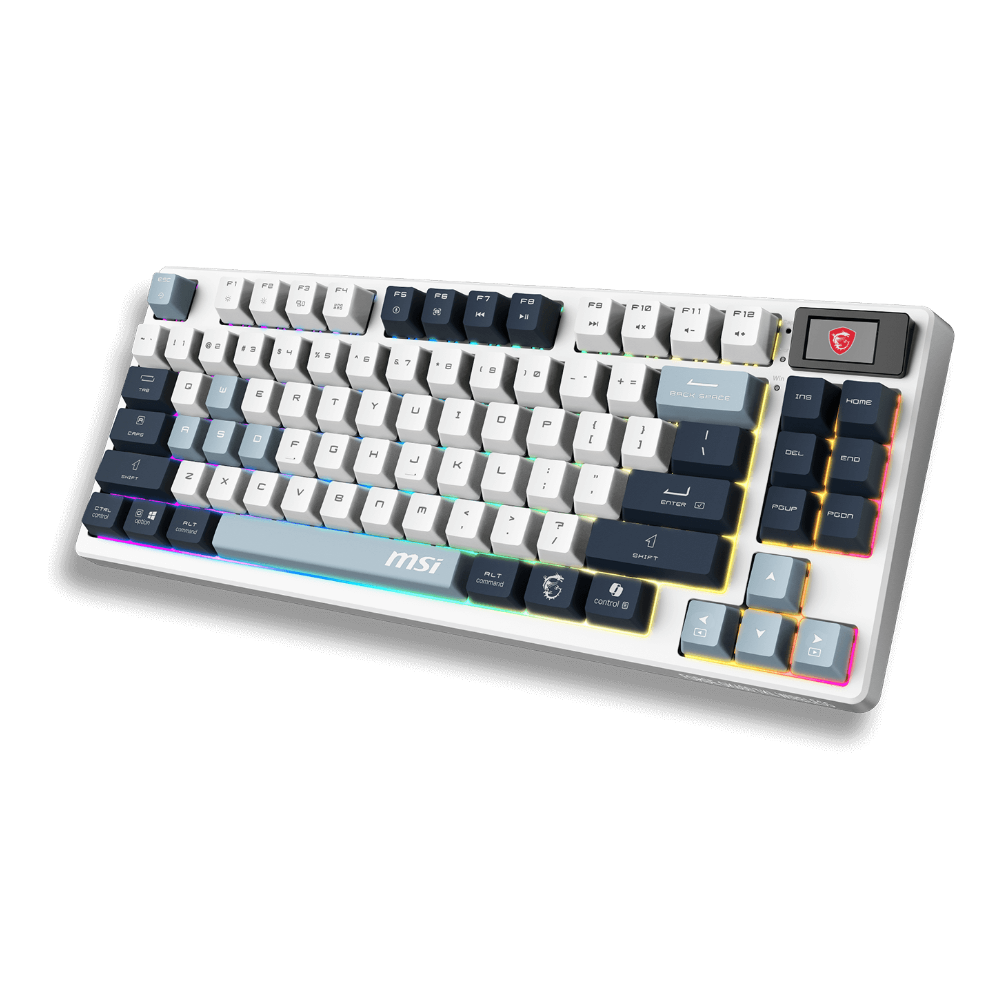 Teclado Mecánico MSI Forge GK600 TKL  2.4 GHz Wireless / Bluetooth / USB 2.0- Wireless - Ingles - 75% - S11-43CEP01-HH9