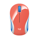 Mouse Logitech Wireless M187 Ultra portátil Coral 2.4Ghz