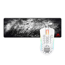 Mouse Pad Redragon P018 Taurus XXL y Mouse Redragon Storm Blanco