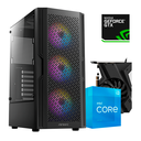 PC Intel NOW Dark, i3 10105, 16GB DDR4, 512GB M.2, GTX 1650 4GB, H510M, 700W 80+