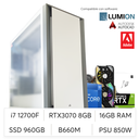 PC MOON KNIGHT, i7 12700F, RTX 3070 8GB