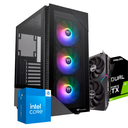 PC VIEW 200 INTEL I5 14400F, RTX 3060 12GB, DDR4 16GB, SSD 250GB, 650W 80+ BRONCE