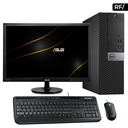 RF / CPU DELL OPTIPLEX 5050 SFF 6TH-GEN i3-6100/8GB/320GB/ W10pro, Monitor 24", Teclado y Mouse