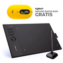 Tableta XP PEN Star 06 Wireless / USB 10x6" + Mouse EMOJI POP Yellow GRATIS