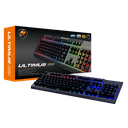 Teclado Gaming ULTIMUS RGB Solid Metal Mecánico RED Cougar
