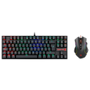 Teclado y Mouse GAMING ESSENTIALS Redragon K552RGB-BA
