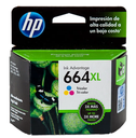 Tinta HP Black 664X Tricolor, F6V30AL