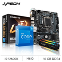 UPGRADE KIT | i5 12600K, H610M, 16GB Fury RGB