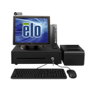 PC Punto de Venta HP Elitedesk 800 G2 Mini, Intel i5 /8GB Ram/ 256GB SSD/ Win10 Pro RF - Monitor Touch 15" Elo RF/ teclado, mouse / USB WIFI / Caja Billetes / Impresor Tickets -  KT