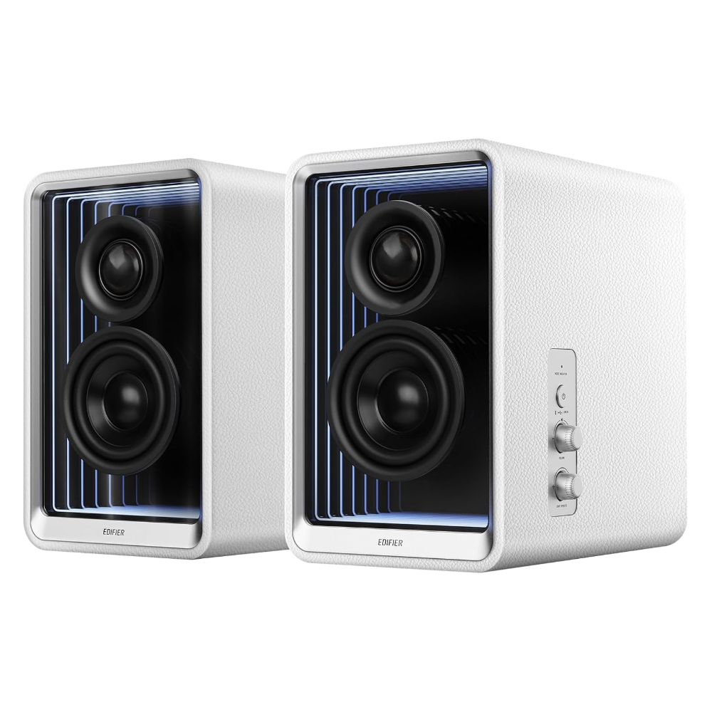 Parlante Edifier QR30 -30W (RMS) 0.75" silk  tweeters y 2.75"  mid-bass drivers Bluetooth V5.4  USB-A and AUX BLANCO
