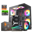 Computadora Gaming Mini FishBowl Rush | Ryzen 7 8700G / Thermax 6 Pulsar / B650M / RTX 5060 TI 16GB / 32GB DDR5 / 1TB M.2 / 650W 80+  | GRATIS Mouse