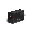 Cargador de pared Volta P7 65W PD Tipo-C + USB con enchufe plegable ARG-AC- 0125BK